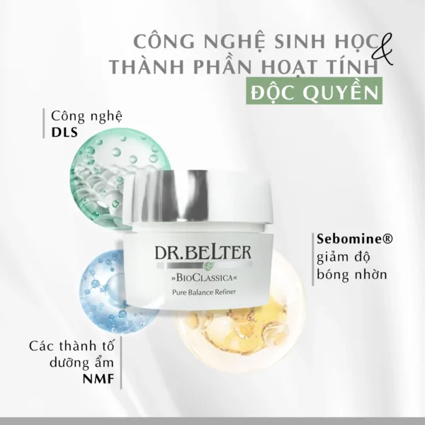 Kem dưỡng điều tiết dầu Dr.Belter 213 Pure Balance Refiner 50ml - Ảnh 3