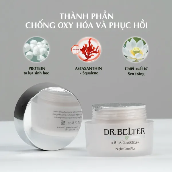 Kem dưỡng đêm cho da lão hóa Dr.Belter 217 Night Care Plus 50ml - Ảnh 3