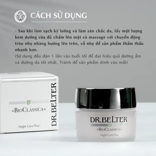 Kem dưỡng đêm cho da lão hóa Dr.Belter 217 Night Care Plus 50ml - Ảnh 5
