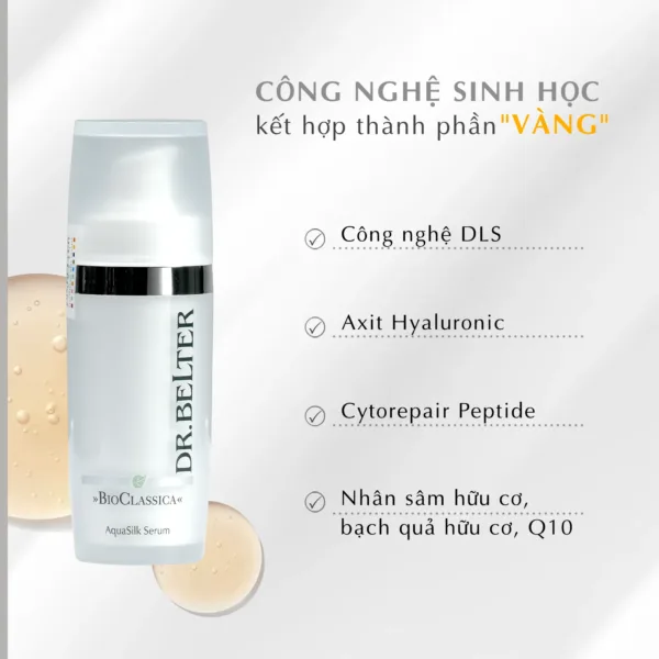 Serum lụa phục hồi và dưỡng ẩm cho da lão hóa - Ảnh 3