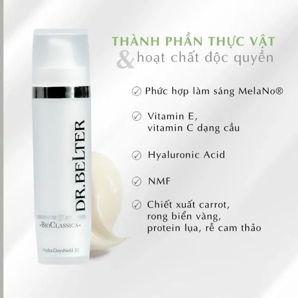 Kem dưỡng chống nắng Dr.Belter 220 Hydra Dayshield SPF30 (50ml) - Ảnh 3