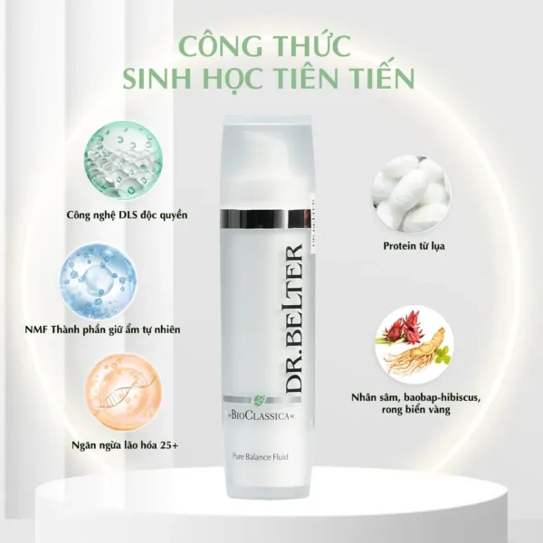 Kem dưỡng kiềm dầu Dr.Belter 226 Pure Balance Fluid 50ml. - Ảnh 3