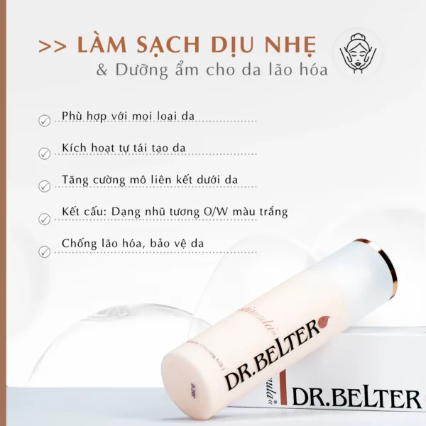 Sữa rửa mặt Dr.Belter 301 Nobless Cleansing Milk 200ml. - Ảnh 4