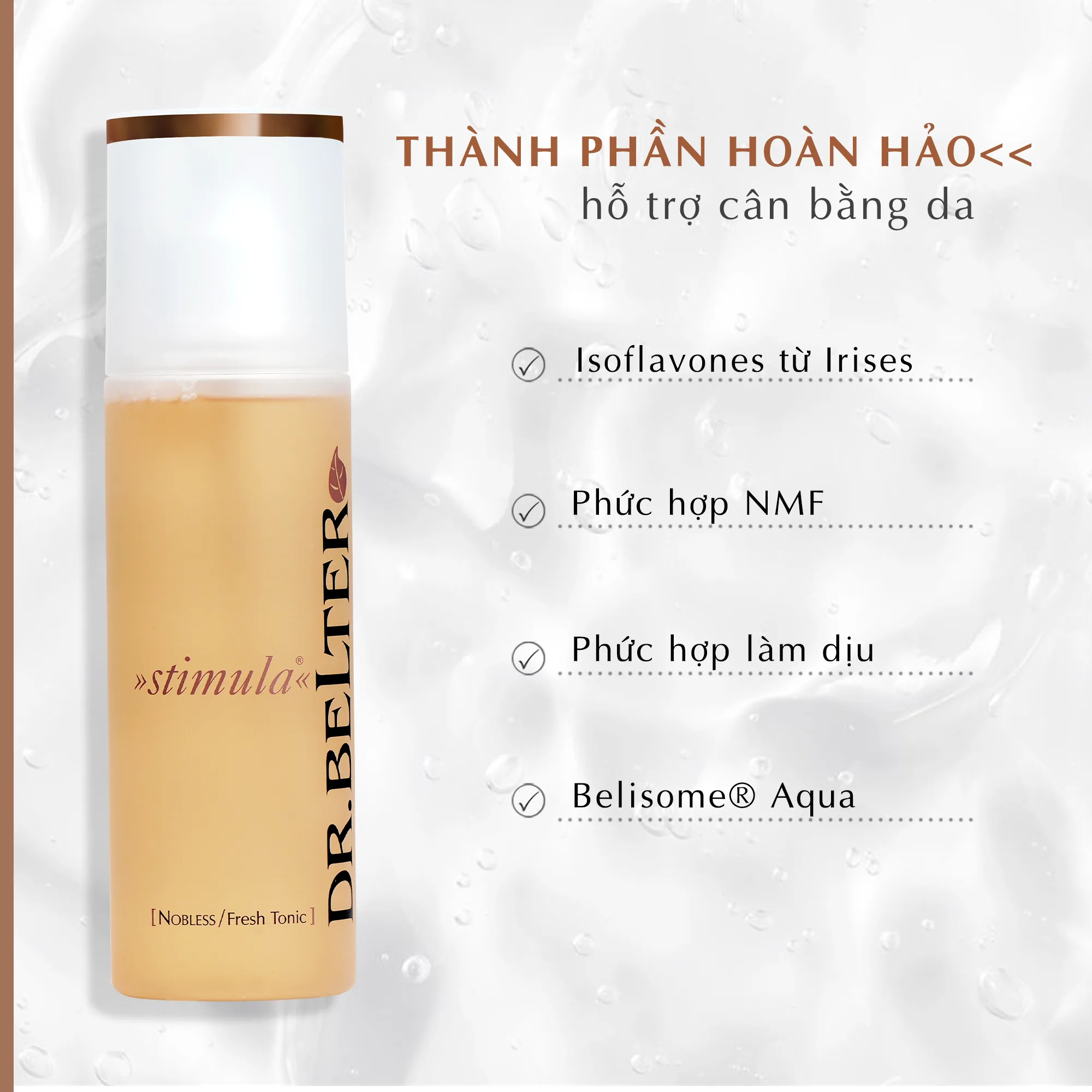 Nước cân bằng dịu nhẹ dành cho da lão hoá 3 Nước cân bằng dịu nhẹ dành cho da lão hoá - Ảnh 3