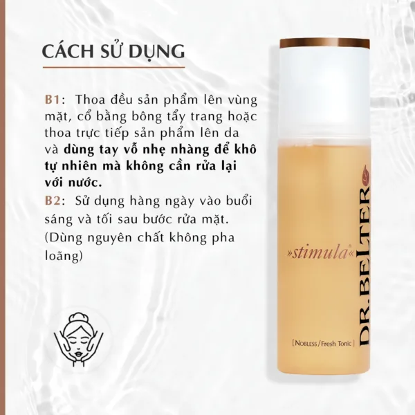 Nước cân bằng dịu nhẹ dành cho da lão hoá 10 Nước cân bằng dịu nhẹ dành cho da lão hoá - Ảnh 5