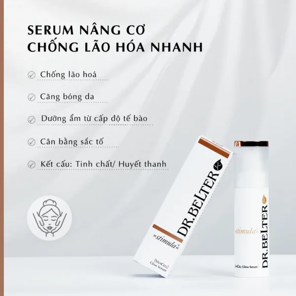 Serum cho da lão hóa Dr.Belter 308 Vivacell glow serum 30ml. - Ảnh 4