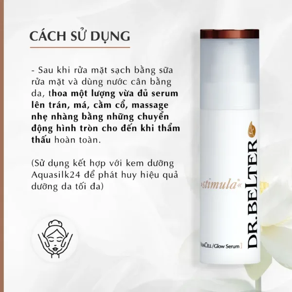 Serum cho da lão hóa Dr.Belter 308 Vivacell glow serum 30ml. - Ảnh 5