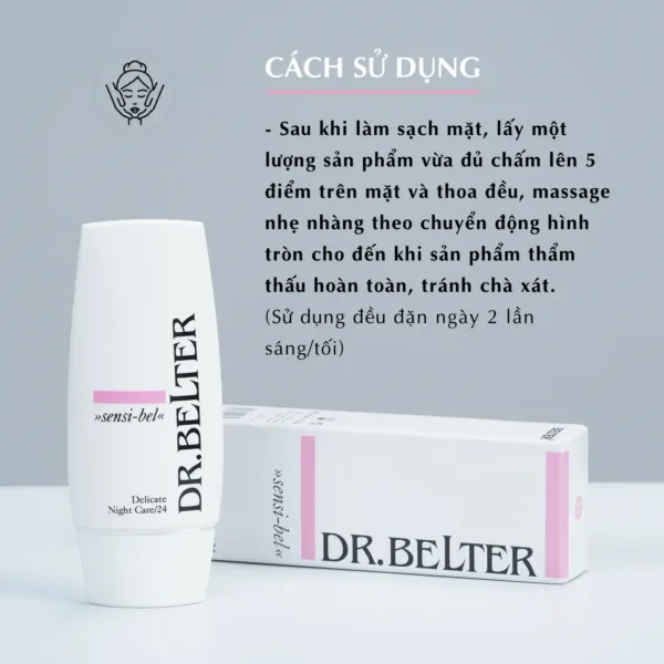 Kem dưỡng đêm da nhạy cảm Dr.Belter 354 Delicate Night Care24 50ml. - Ảnh 8