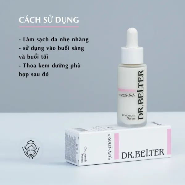 Serum cho da nhạy cảm Dr.Belter 358 Couperosis Serum 30ml. - Ảnh 6