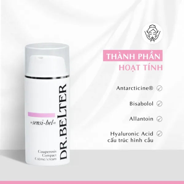 Kem dưỡng cho da nhạy cảm Dr.Belter 359 Couperosis Compact Cream 30ml. - Ảnh 3