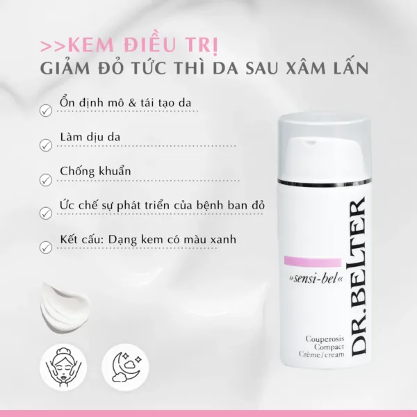 Kem dưỡng cho da nhạy cảm Dr.Belter 359 Couperosis Compact Cream 30ml. - Ảnh 6