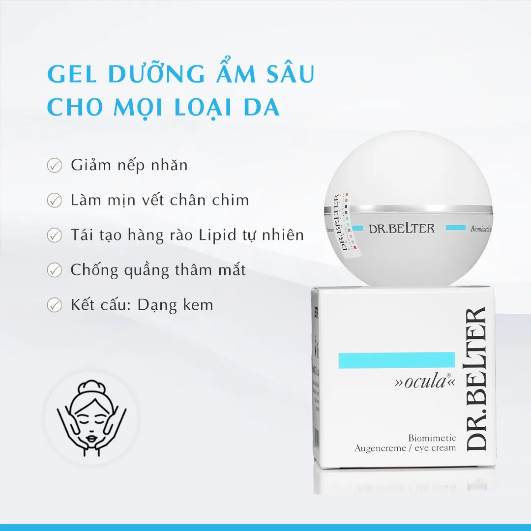 Kem dưỡng vùng mắt, cấp ẩm, ngừa nhăn Dr.Belter 404 Biomimetic Eye Cream 15ml 3 Kem dưỡng vùng mắt, cấp ẩm, ngừa nhăn Dr.Belter 404 Biomimetic Eye Cream 15ml - Ảnh 3