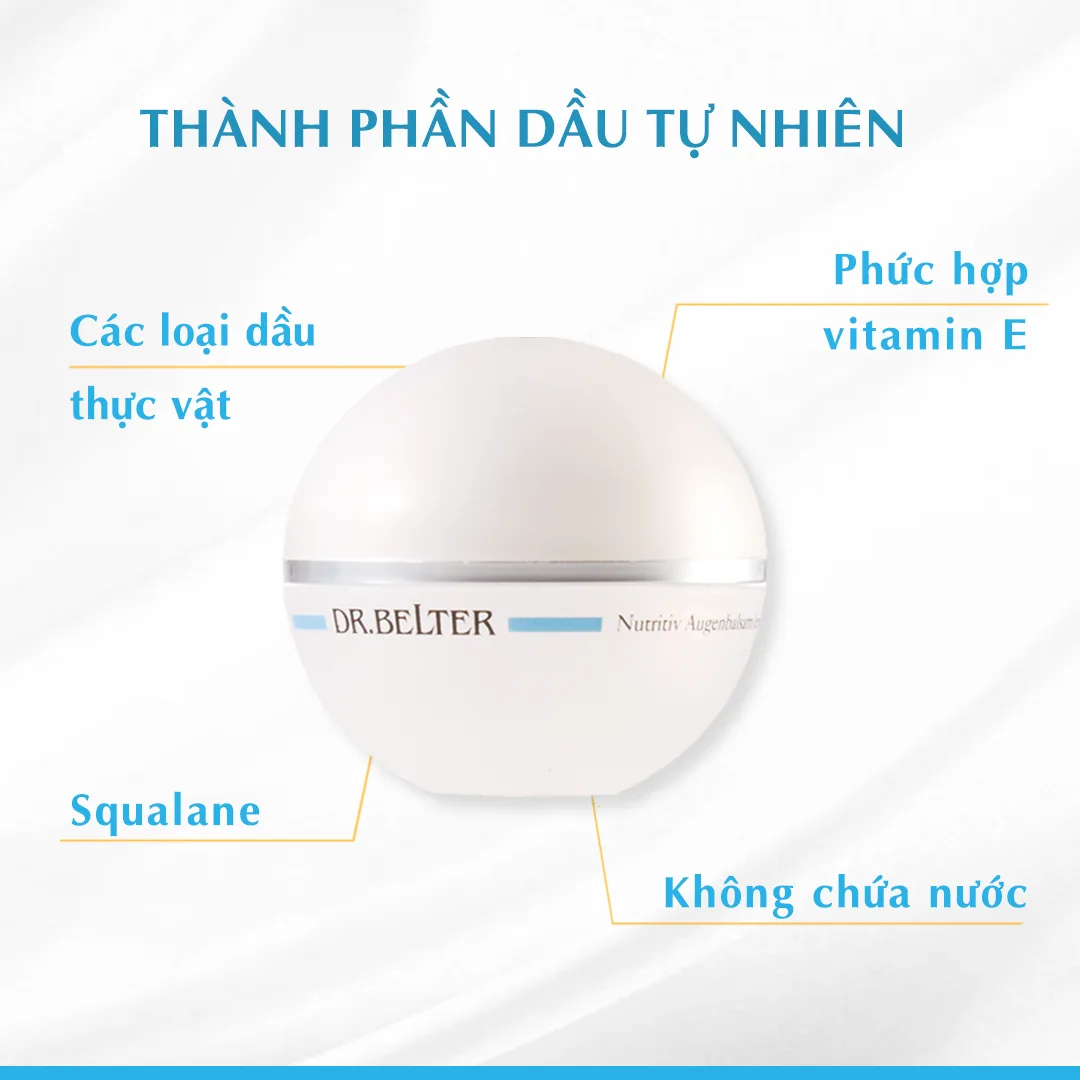 Kem dưỡng ẩm Dr.Belter làm mềm mịn nếp nhăn vùng mắt - Nutritiv Eye Balm (405) 2 Kem dưỡng ẩm Dr.Belter làm mềm mịn nếp nhăn vùng mắt - Nutritiv Eye Balm (405) - Ảnh 2