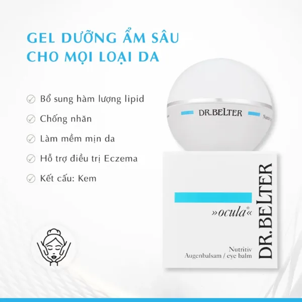 Kem dưỡng ẩm Dr.Belter làm mềm mịn nếp nhăn vùng mắt - Nutritiv Eye Balm (405) 6 Kem dưỡng ẩm Dr.Belter làm mềm mịn nếp nhăn vùng mắt - Nutritiv Eye Balm (405) - Ảnh 3