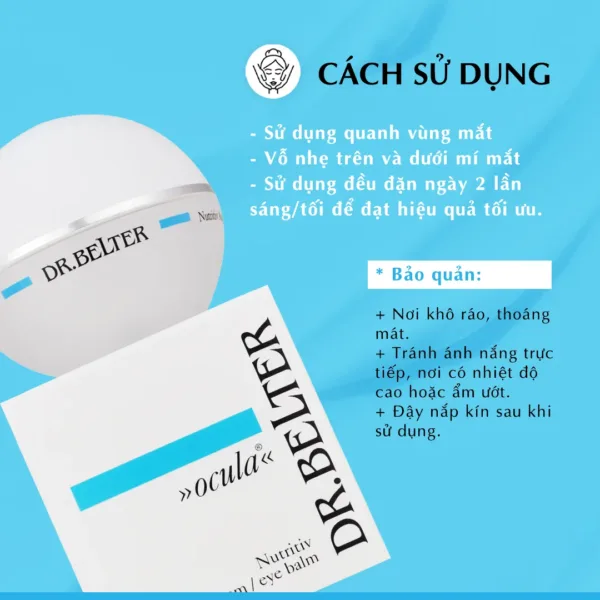 Kem dưỡng ẩm Dr.Belter làm mềm mịn nếp nhăn vùng mắt - Nutritiv Eye Balm (405) 7 Kem dưỡng ẩm Dr.Belter làm mềm mịn nếp nhăn vùng mắt - Nutritiv Eye Balm (405) - Ảnh 4