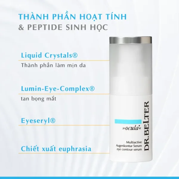 Serum dưỡng da vùng da mắt Dr.Belter 407 Eye Contour Multiactive 15ml. - Ảnh 3