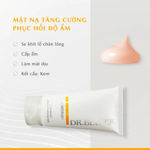 Mặt nạ the mát, cấp ẩm Dr. Belter 503 Cryomoist Ultrafresh Refining Mask 75ml. - Ảnh 4