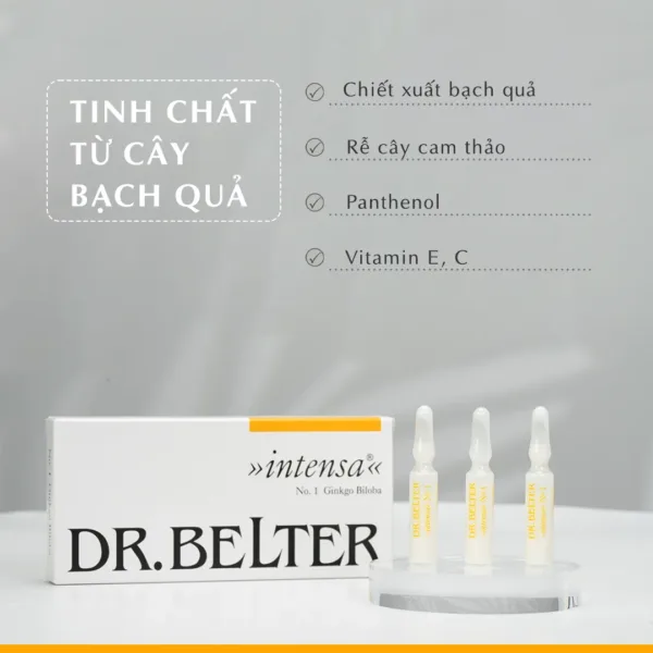 Tinh chất làm dịu da Dr.Belter 505 No.1 Ginkgo Biloba 2ml. - Ảnh 3