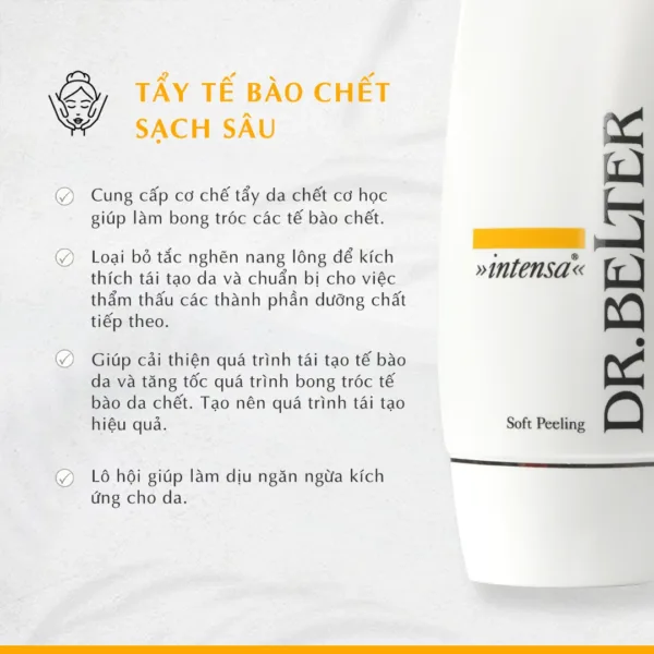 Tẩy da chết Dr.Belter 516 Soft Peeling 50ml. 9 Tẩy da chết Dr.Belter 516 Soft Peeling 50ml. - Ảnh 4