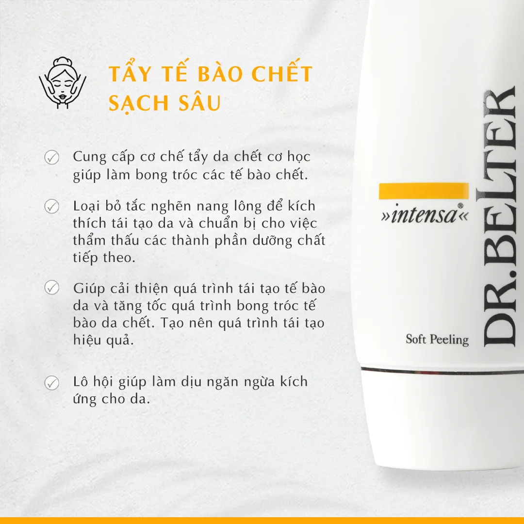 Tẩy da chết Dr.Belter 516 Soft Peeling 50ml. 4 Tẩy da chết Dr.Belter 516 Soft Peeling 50ml. - Ảnh 4