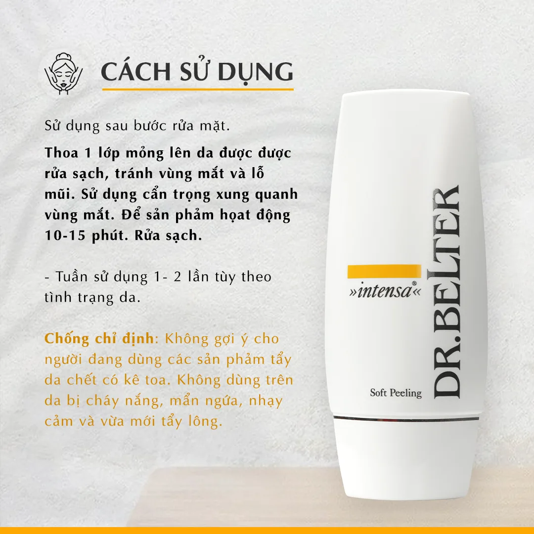 Tẩy da chết Dr.Belter 516 Soft Peeling 50ml. 6 Tẩy da chết Dr.Belter 516 Soft Peeling 50ml. - Ảnh 6