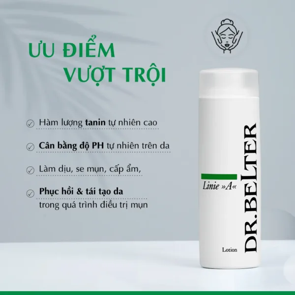 Nước cân bằng cho da mụn Dr.Belter 518 Line A Lotion 200ml. 8 Nước cân bằng cho da mụn Dr.Belter 518 Line A Lotion 200ml. - Ảnh 3