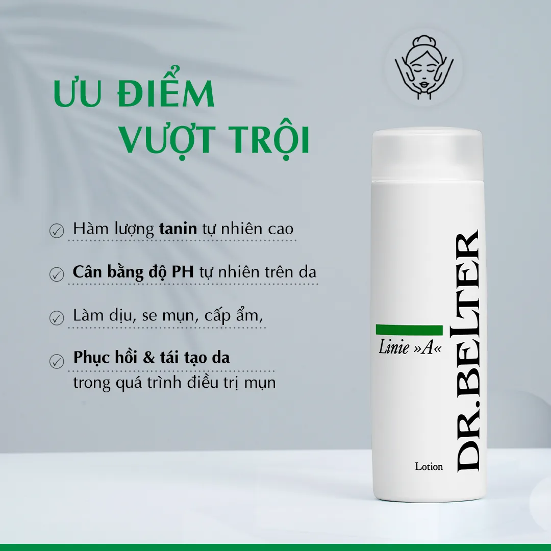 Nước cân bằng cho da mụn Dr.Belter 518 Line A Lotion 200ml. 3 Nước cân bằng cho da mụn Dr.Belter 518 Line A Lotion 200ml. - Ảnh 3