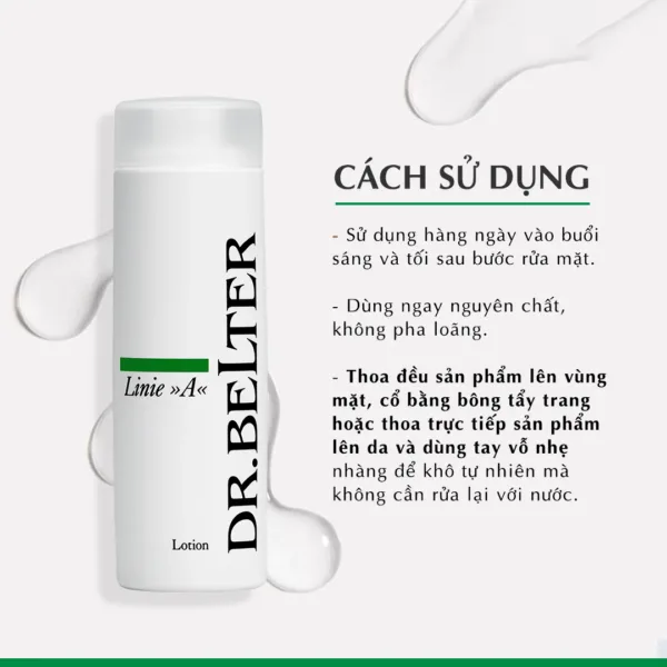 Nước cân bằng cho da mụn Dr.Belter 518 Line A Lotion 200ml. 11 Nước cân bằng cho da mụn Dr.Belter 518 Line A Lotion 200ml. - Ảnh 6