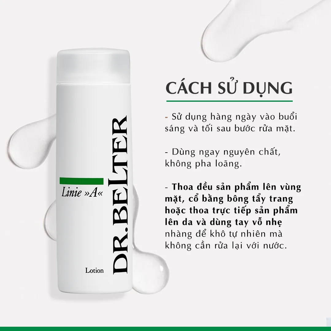 Nước cân bằng cho da mụn Dr.Belter 518 Line A Lotion 200ml. 6 Nước cân bằng cho da mụn Dr.Belter 518 Line A Lotion 200ml. - Ảnh 6