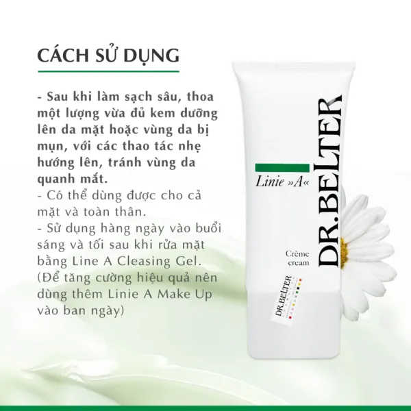 Kem dưỡng cho da dầu mụn Dr.Belter 519 Cream Line A 50ml. - Ảnh 5