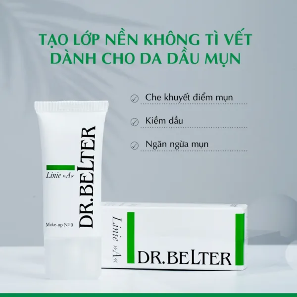 Kem nền cho da dầu mụn Dr.Belter 520 Make-up No.0 30ml. - Ảnh 3