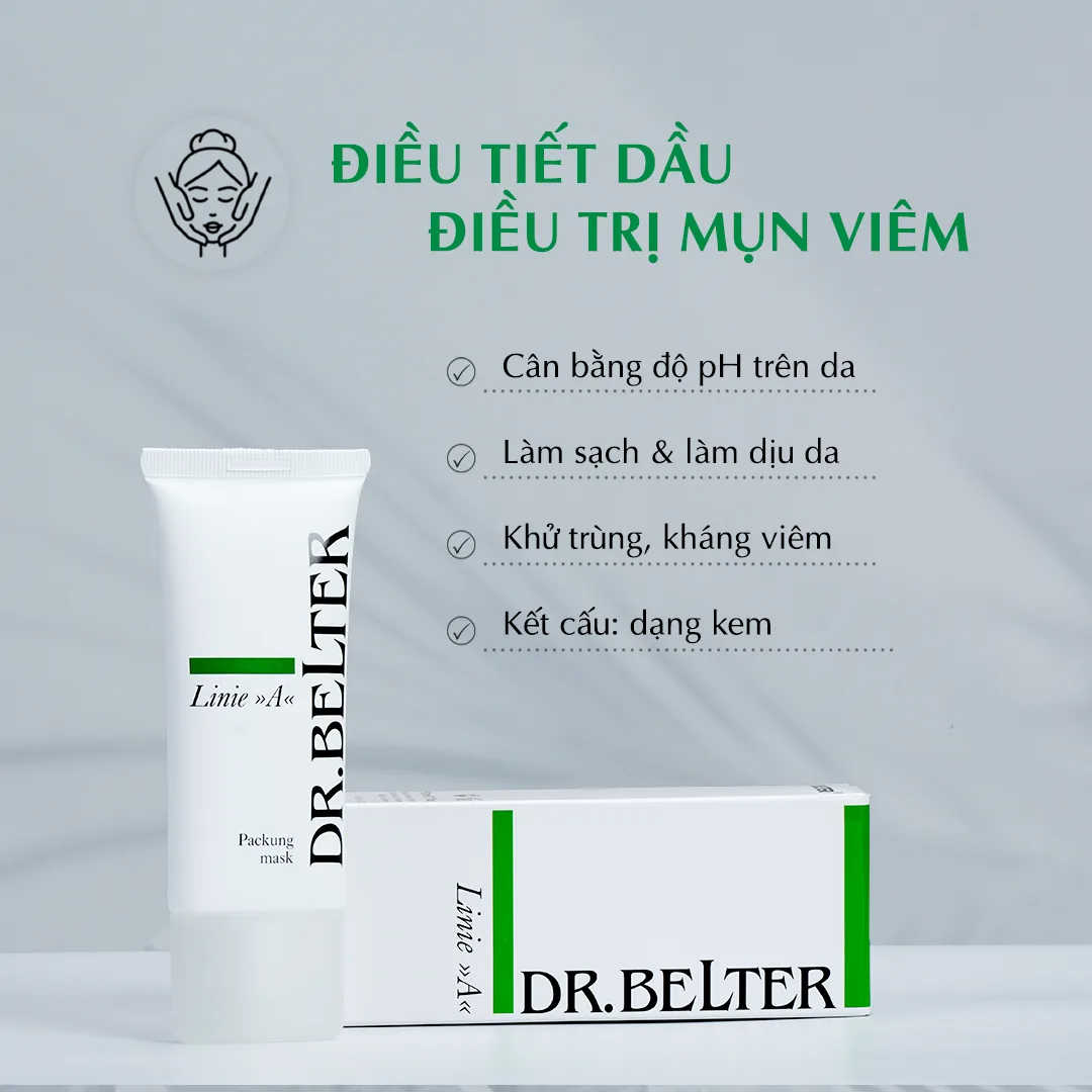 Mặt nạ dưỡng cho da mụn viêm Dr.Belter 523 Cream Mask 50ml. 3 Mặt nạ dưỡng cho da mụn viêm Dr.Belter 523 Cream Mask 50ml. - Ảnh 3