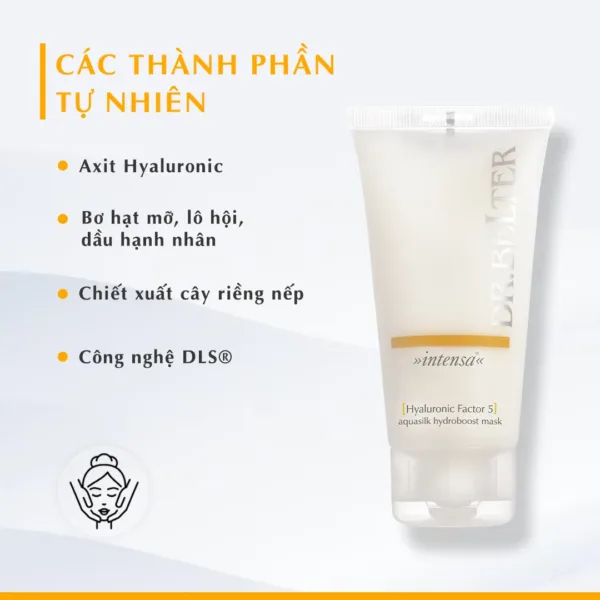Mặt nạ dưỡng ẩm sâu, mờ nhăn Dr.Belter 544 Hyaluronic Factor5 75ml. - Ảnh 3