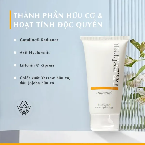 Mặt nạ dưỡng ẩm, chống lão hóa Dr.Belter 548 Maxi Glow Express Hydro Mask 75ml. - Ảnh 3