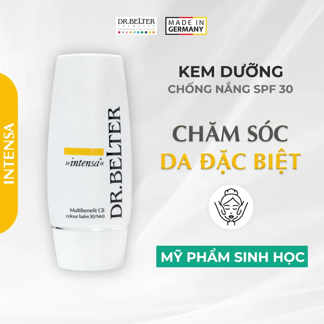 Kem dưỡng có màu nền chống nắng SPF30 Dr. Belter 560 Multibenefit CB.No.0 50ml - Chính hãng Đức 2 Kem dưỡng có màu nền chống nắng SPF30 Dr. Belter 560 Multibenefit CB.No.0 50ml - Chính hãng Đức - Ảnh 2