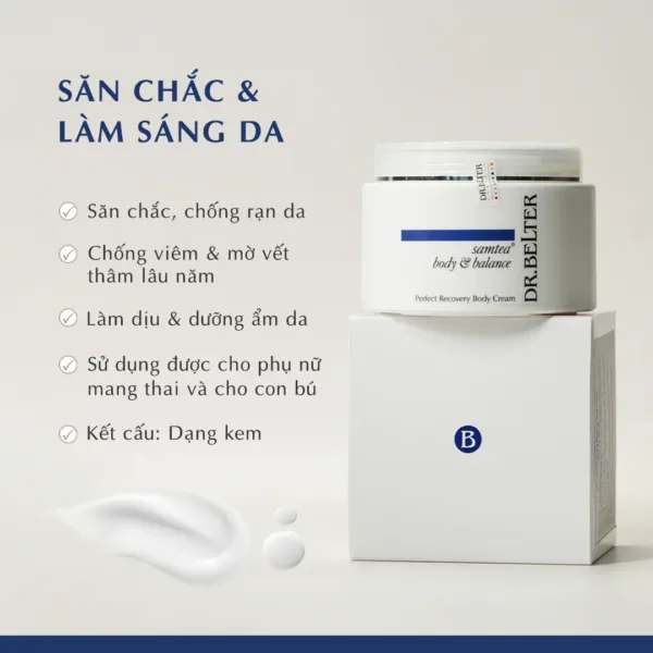 Kem dưỡng thể Dr.Belter 619 Perfect Recovery Body 230ml. - Ảnh 3