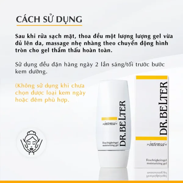 Gel dưỡng cấp ẩm Dr.Belter 704 Moisturizing Gel 50ml. - Ảnh 5