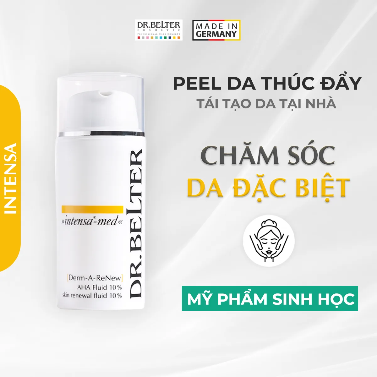Peel hỗ trợ phục hồi da tại nhà Dr.Belter 746 Derm A ReNew Skin Renewal Fluid 10% 30ml. 2 Peel hỗ trợ phục hồi da tại nhà Dr.Belter 746 Derm A ReNew Skin Renewal Fluid 10% 30ml. - Ảnh 2