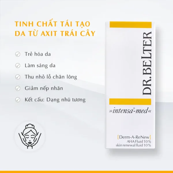 Peel hỗ trợ phục hồi da tại nhà Dr.Belter 746 Derm A ReNew Skin Renewal Fluid 10% 30ml. 9 Peel hỗ trợ phục hồi da tại nhà Dr.Belter 746 Derm A ReNew Skin Renewal Fluid 10% 30ml. - Ảnh 4