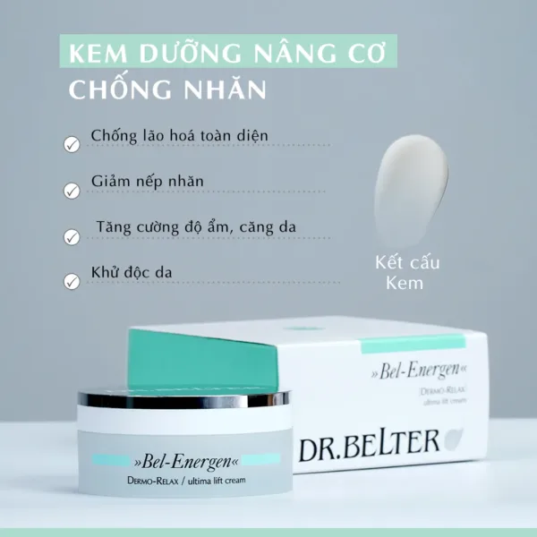 Kem xóa nhăn, nâng cơ Dr.Belter 763 Dermo Relax Cram Ultima Lift 50ml - Ảnh 4