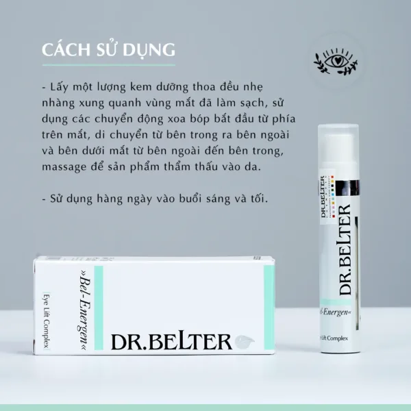 Kem dưỡng da vùng mắt Dr.Belter 764 Eye Lift Complex 10ml. - Ảnh 5