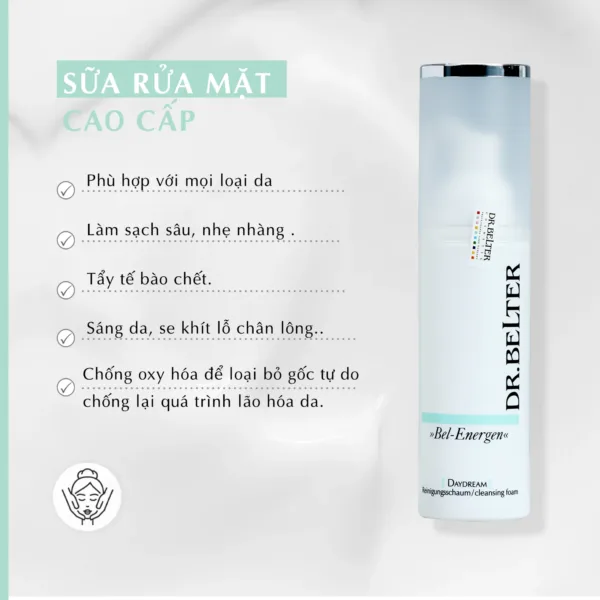 Sữa rửa mặt Dr.Belter 765 Daydream Cleansing Foam 150ml. - Ảnh 4