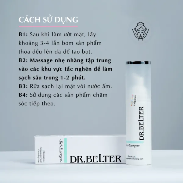 Sữa rửa mặt Dr.Belter 765 Daydream Cleansing Foam 150ml. - Ảnh 5