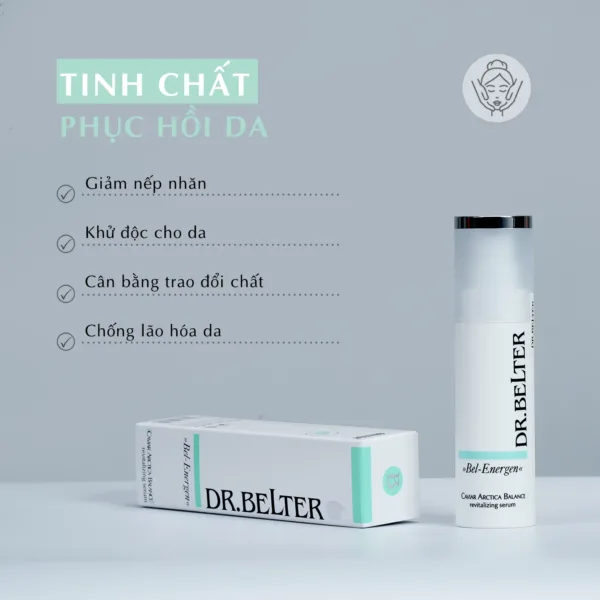 Serum cao cấp từ trứng cá tầm Dr.Belter 773 Caviar Arctica Balance serum 30ml. - Ảnh 4