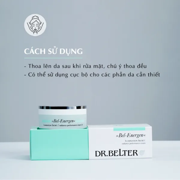 Kem dưỡng sáng da Dr.Belter 774 LUMINATION SECRET RADIANCE PERFORMANCE CREAM SPF30 (50ml) - chính hãng Đức. - Ảnh 5