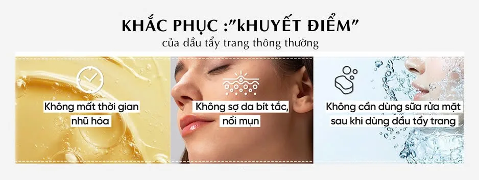 Dầu tẩy trang dịu nhẹ dành cho da lão hoá Dr.Belter 16 Cách dùng dầu tẩy trang