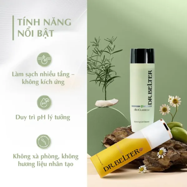 Bộ sản phẩm làm sạch kép, dịu nhẹ Dr.Belter tk1 Gentle cleanse. - Ảnh 4